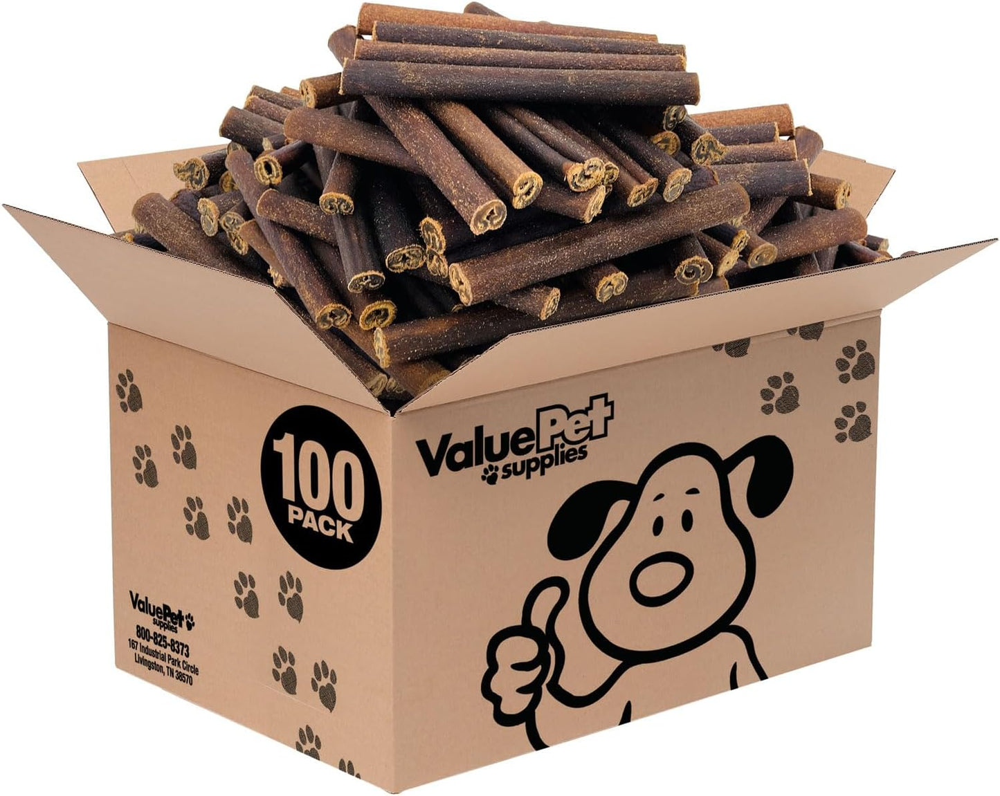 ValueBull Collagen Sticks for Dogs, 6 Inch Medium Chews, Natural Long-Lasting Dog Treats, 100 Count Bulk Pack - Supports Joints, Skin & Coat with Chondroitin & Glucosamine - Image 9