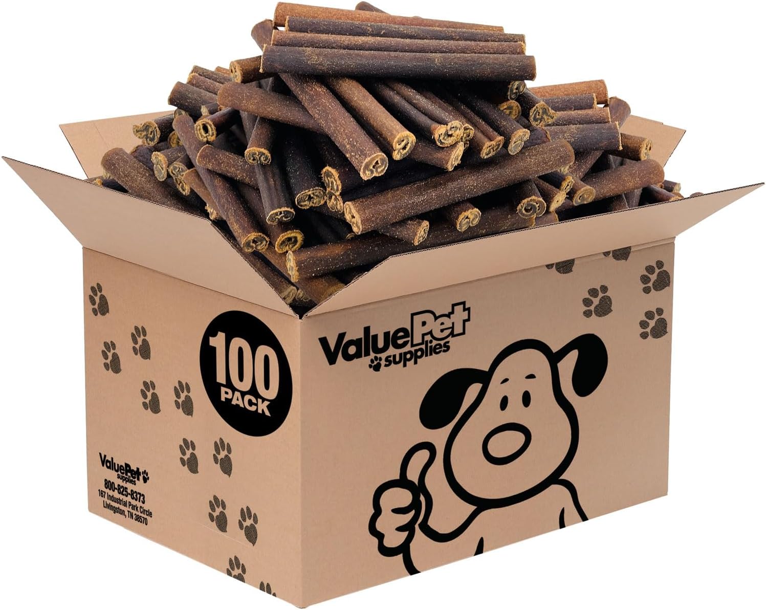 ValueBull Collagen Sticks for Dogs, 6 Inch Medium Chews, Natural Long-Lasting Dog Treats, 100 Count Bulk Pack - Supports Joints, Skin & Coat with Chondroitin & Glucosamine - Image 9