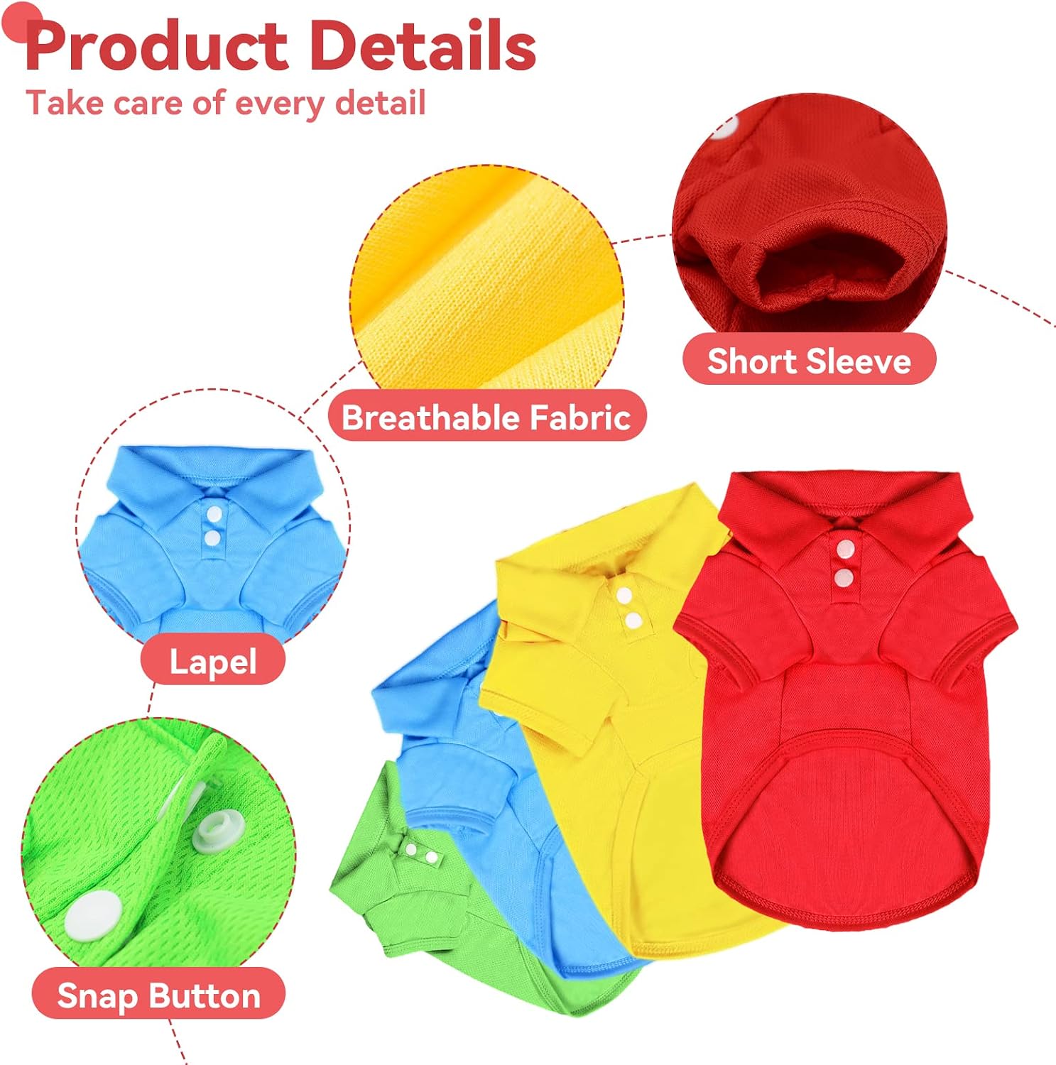 Dog shirt showing belly cut design for potty convenience