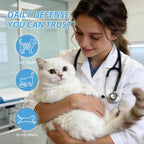 Fenbendazole oral suspension for kittens and cats being measured