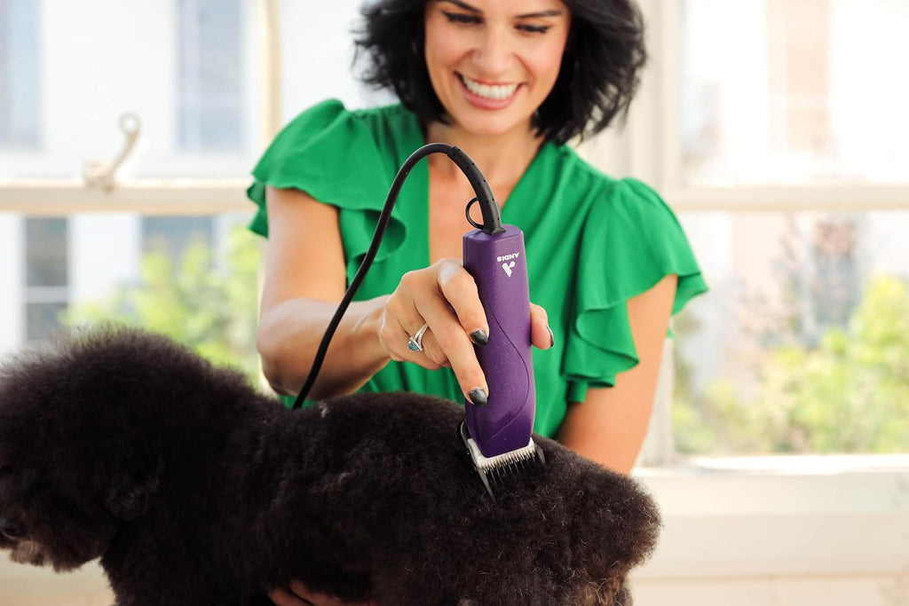 Heavy duty twelve foot corded pet clipper for dog grooming.