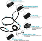 Barkless no pull dog halter adjustable padded snout loop detail
