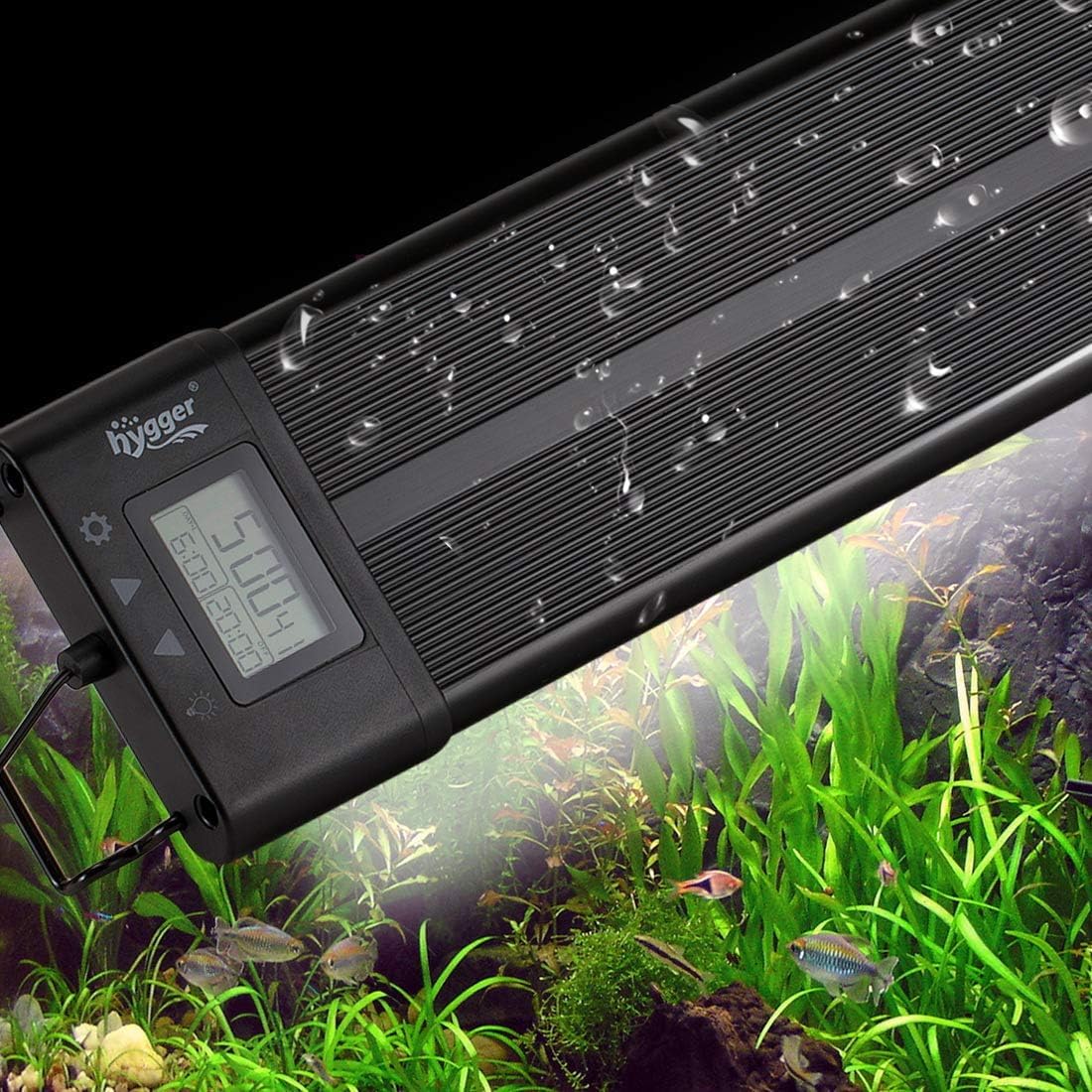 hygger Aquarium Programmable LED Light, for 48~55in Long Full Spectrum Plant Fish Tank Light with LCD Setting Display, 7 Colors, Sunrise Sunset Moon and DIY Mode, for Novices Advanced Players - Image 11