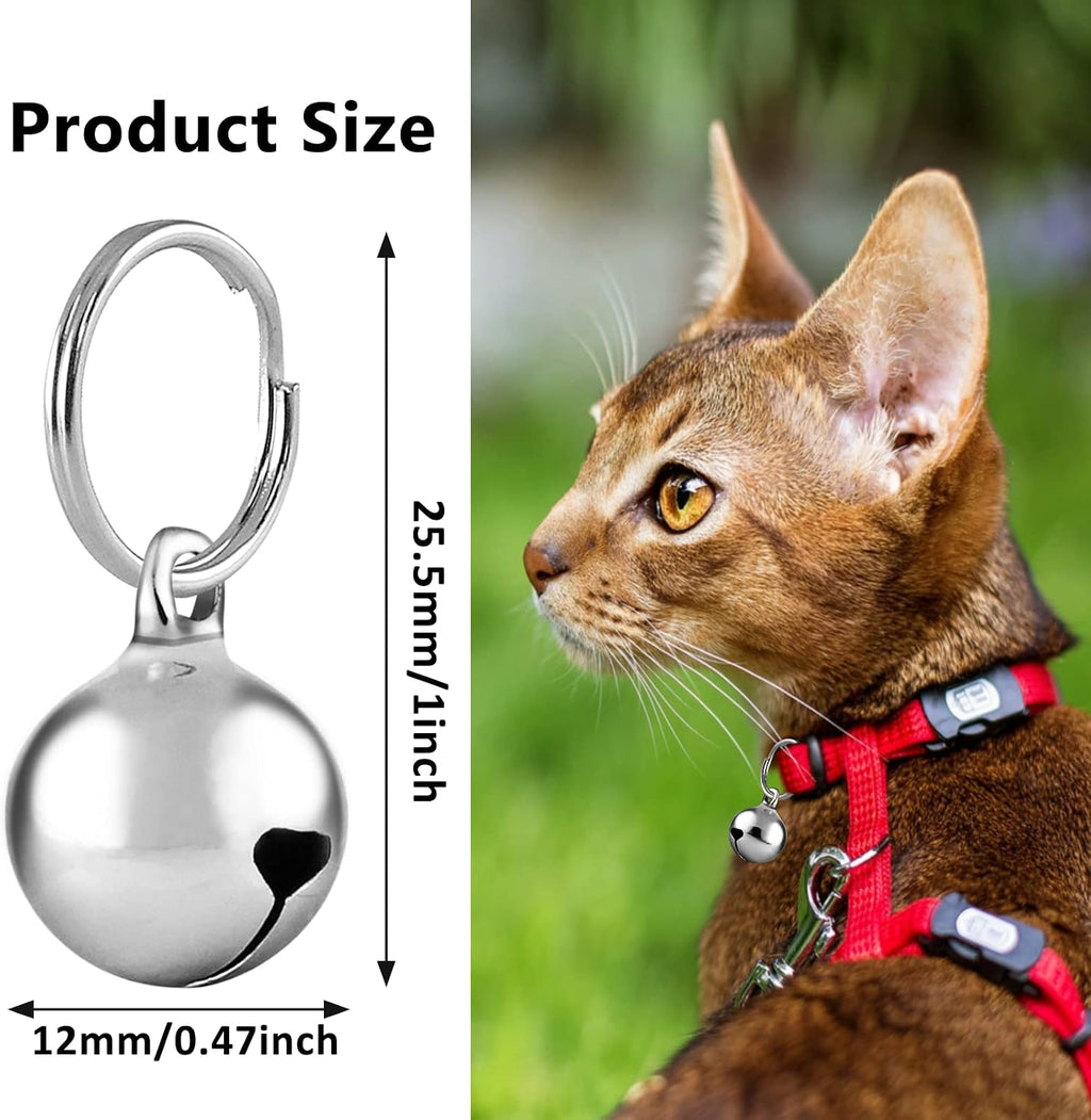 Waziaqoc twelve piece pet bells pack for tracking cats