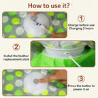 Sofolor three speed mode interactive pet toy interface panel.