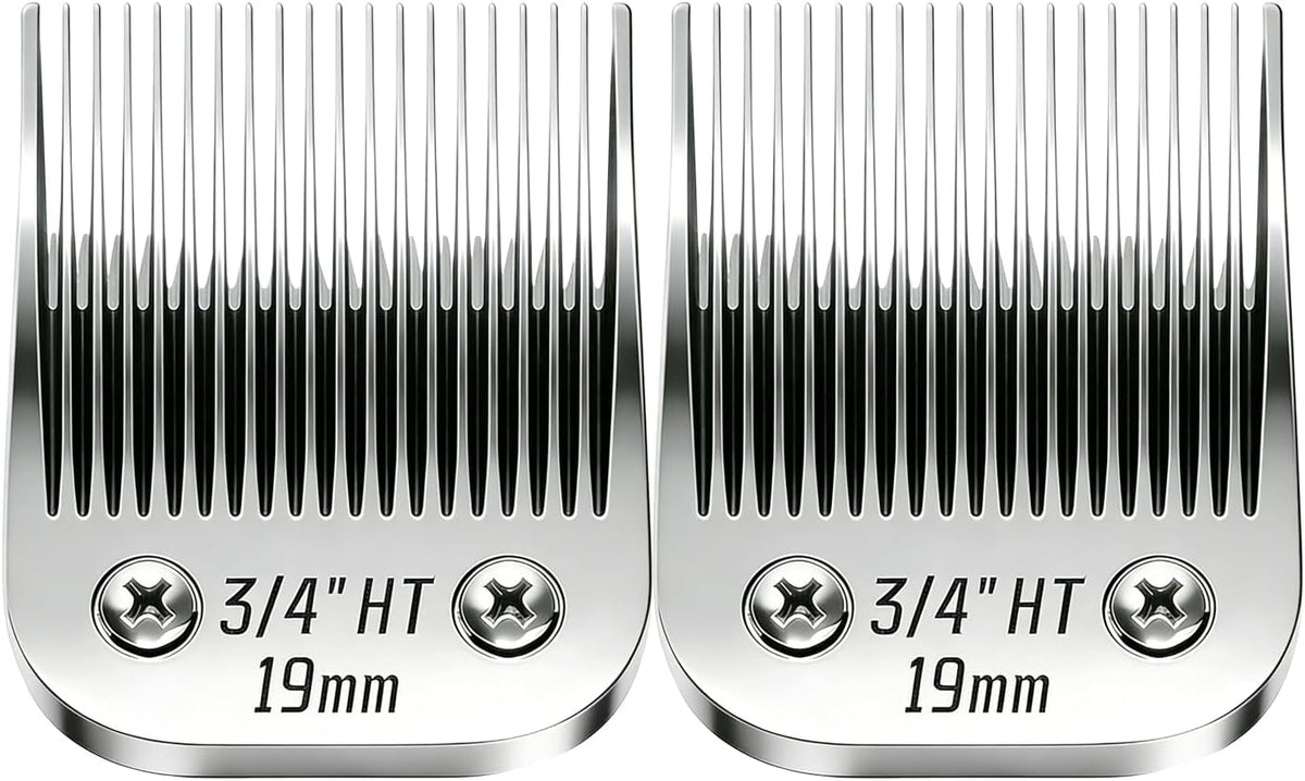 4pcs Dog Grooming Blades Compatible with Andis Dog Clippers,Detachable Ceramic Blade & Stainless Steel Blade (3FC+4FC+5FC+7FC) - Image 11