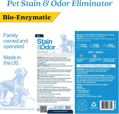 Eco Strong Pet Stain and Odor Remover - Cat Urine Enzyme Cleaner Destroyer, Urine Destroyer for Dogs, Pet Urine Enzyme Cleaner - 128 Oz - Image 9