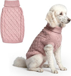 Spark Paws Knit Dog Sweater - Ultra Soft Warm Winter Dog Sweater for Small, Medium & Large Dogs - Stretch Fit Pet Sweater for French Bulldog, Pitbull, Girl & Boy Dogs Jacket, (Pine Green, M) - Image 12