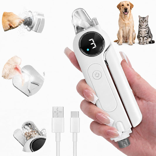 Bedama 2-in-1 pet nail clipper and grinder front view