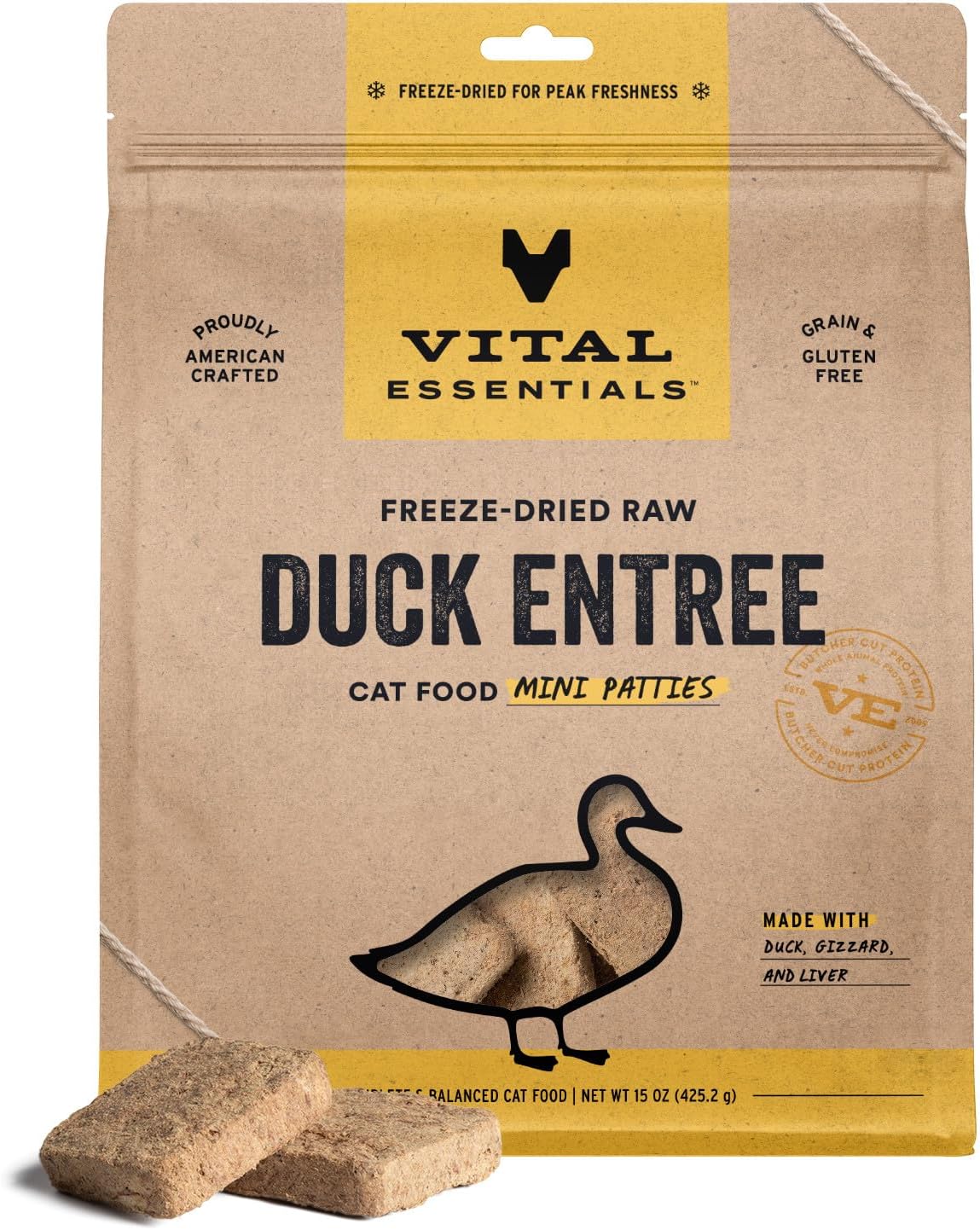 Vital Essentials Freeze Dried Cat Food, Raw Rabbit Mini Patties | Complete Meal or Topper | Easy to Portion and Rehydrate | High Protein, Grain Free Dry Cat Food | 8 oz Bag - Image 14