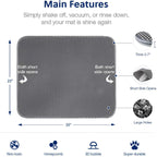 WePet double layer kitty litter mat open envelope design