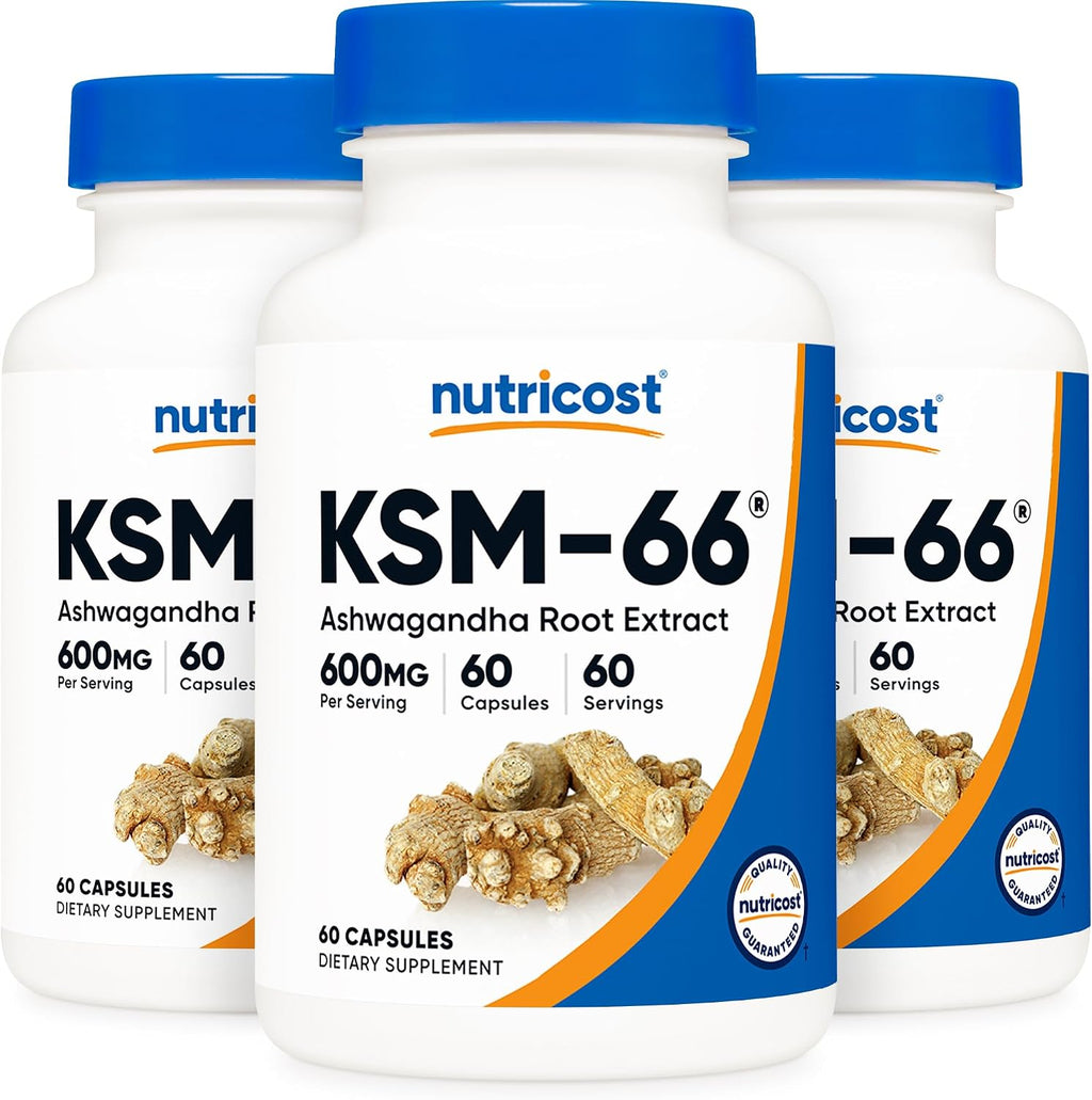 Nutricost KSM-66 Ashwagandha Root Extract (600mg) 60 Capsules - Image 7