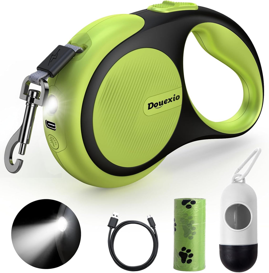 Nylon tape and rustproof hook of Douexio dog lead