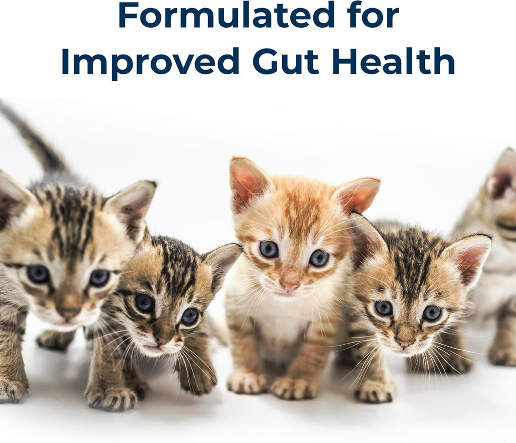PetAg KMR whole goat milk formula highlighting vitamins minerals and trace nutrients for felines.