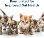 PetAg KMR whole goat milk formula highlighting vitamins minerals and trace nutrients for felines.