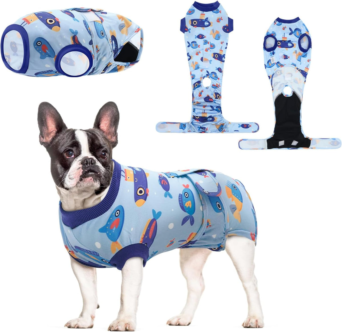 CuteBone Dog Surgery Recovery Suit Cat Surgical Onesie Female Body Suits Male Prevent Pet from Licking Wounds SSF01XS - Image 14