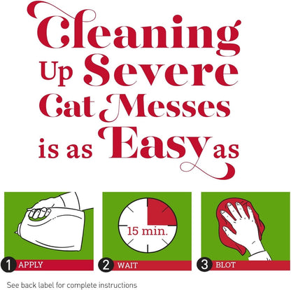 Nature's Miracle advanced cat spray formula for bio messes feces and vomit removal