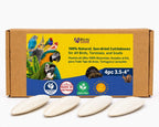 Birds LOVE 3.5-4" Cuttlebone for Birds - 100% Natural Sun-Dried Calcium & Beak Conditioning Supplement for Parakeets, Budgies, Cockatiels, Finches & Canaries - 2 Pack with Holder - Made in Vietnam - Image 15