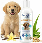 Scrubby Tails Oatmeal Puppy Shampoo front bottle view