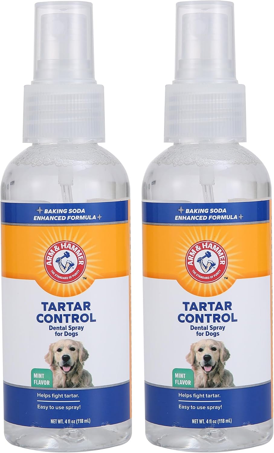 Arm & Hammer Tartar Control Dental Spray for Dogs Mint Flavor Breath Freshener Brushless Teeth Cleaning Oral Care with Baking Soda Helps Reduce Plaque and Tartar Buildup 4 FL OZ Single Bottle Supply - Image 10