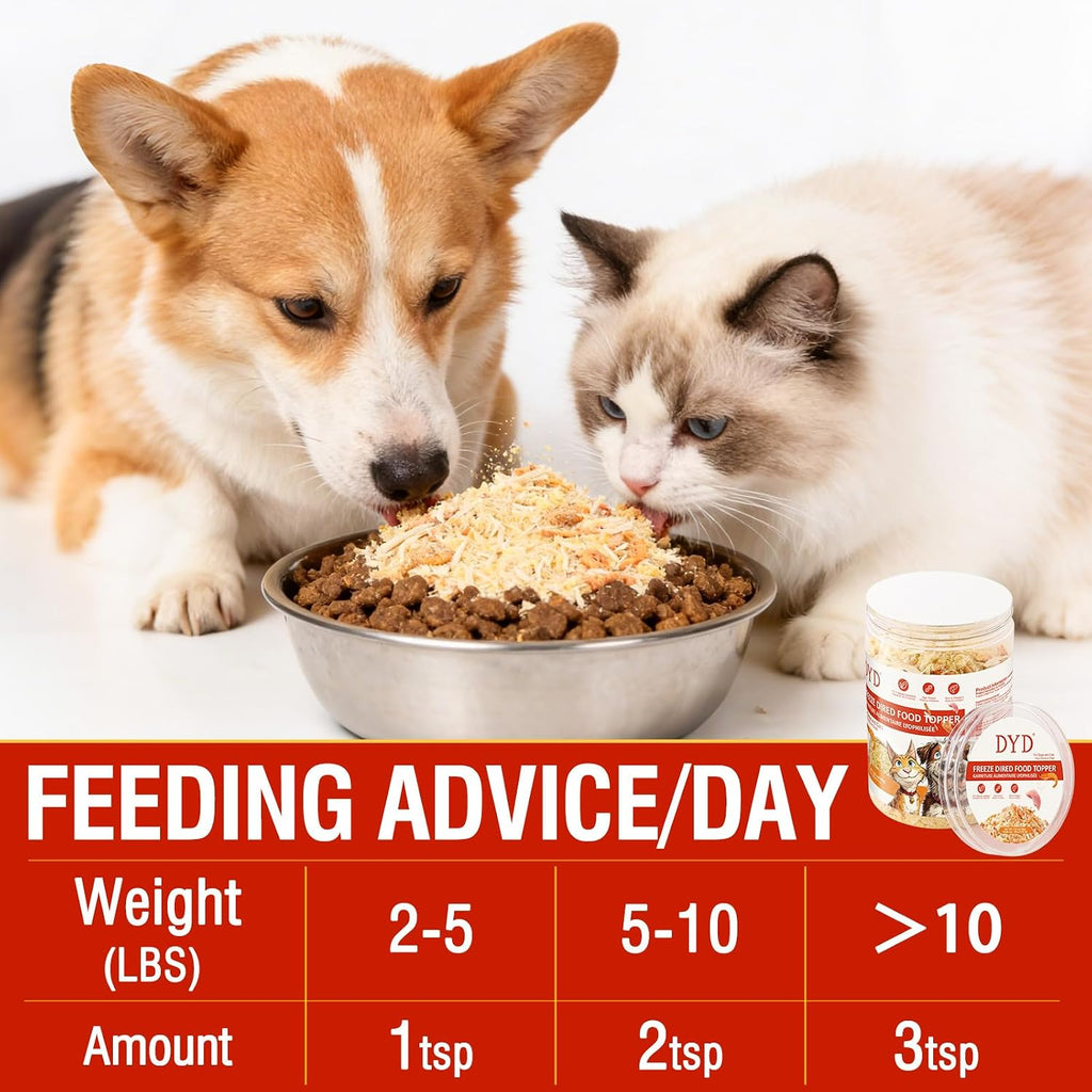 Nutritional benefits graphic for Antarctic krill pet food topper
