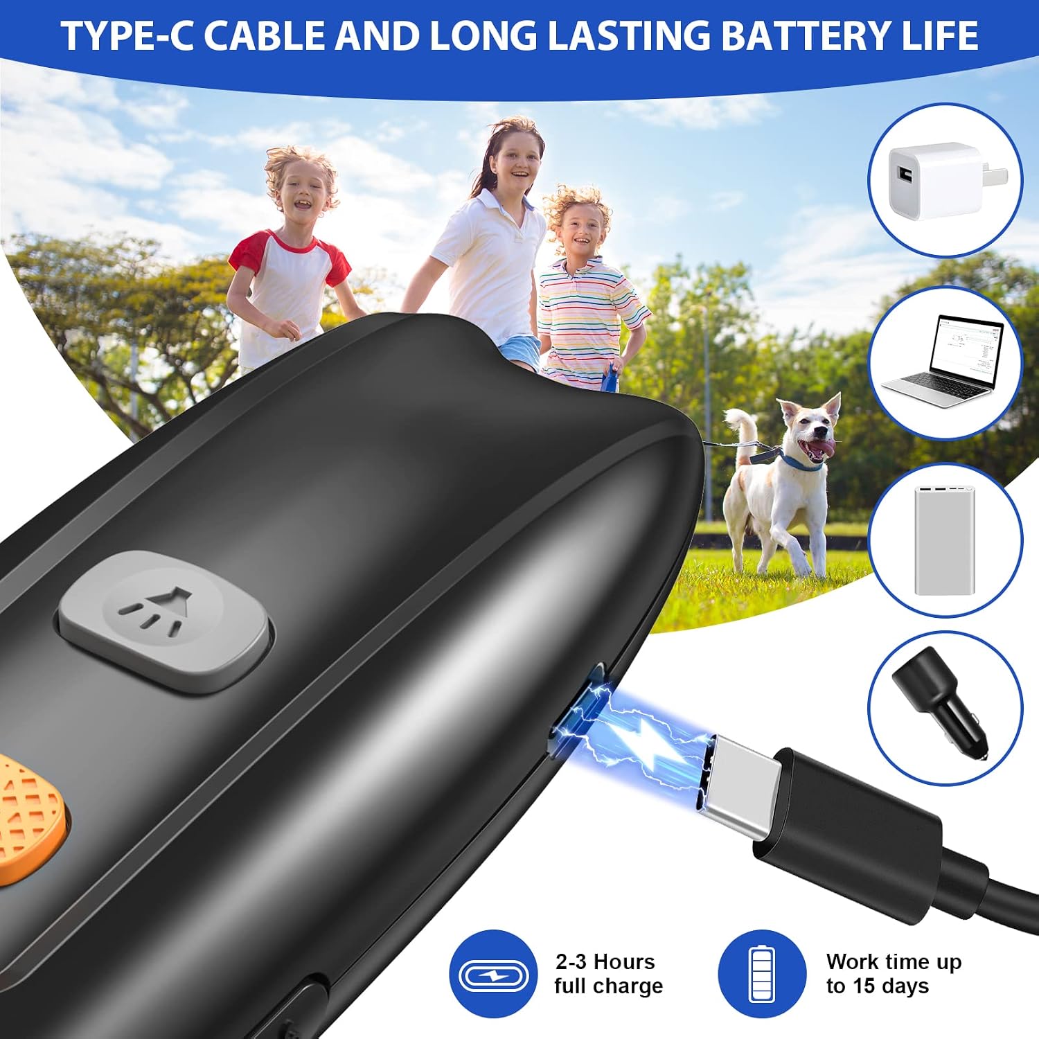 Svtrat dog behavior aid with LED light and buttons