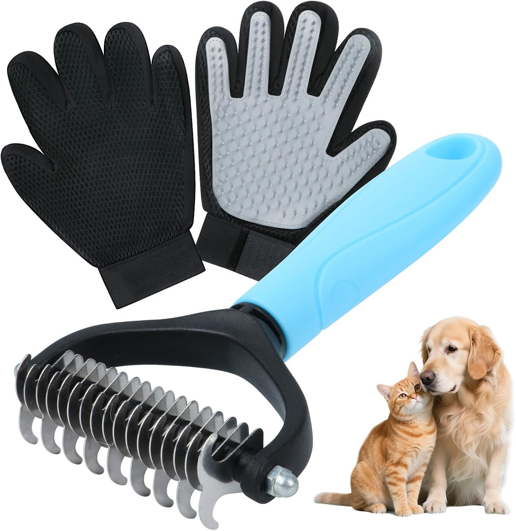 Zqjkle pet grooming glove package contents