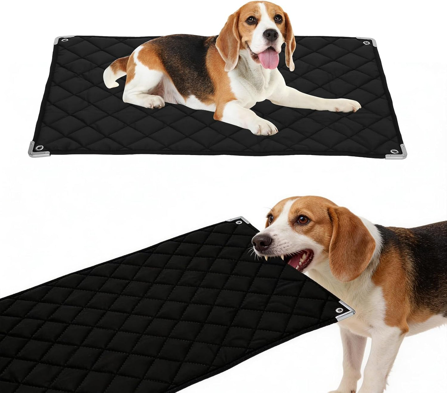 Brobear chew proof dog crate pad front view