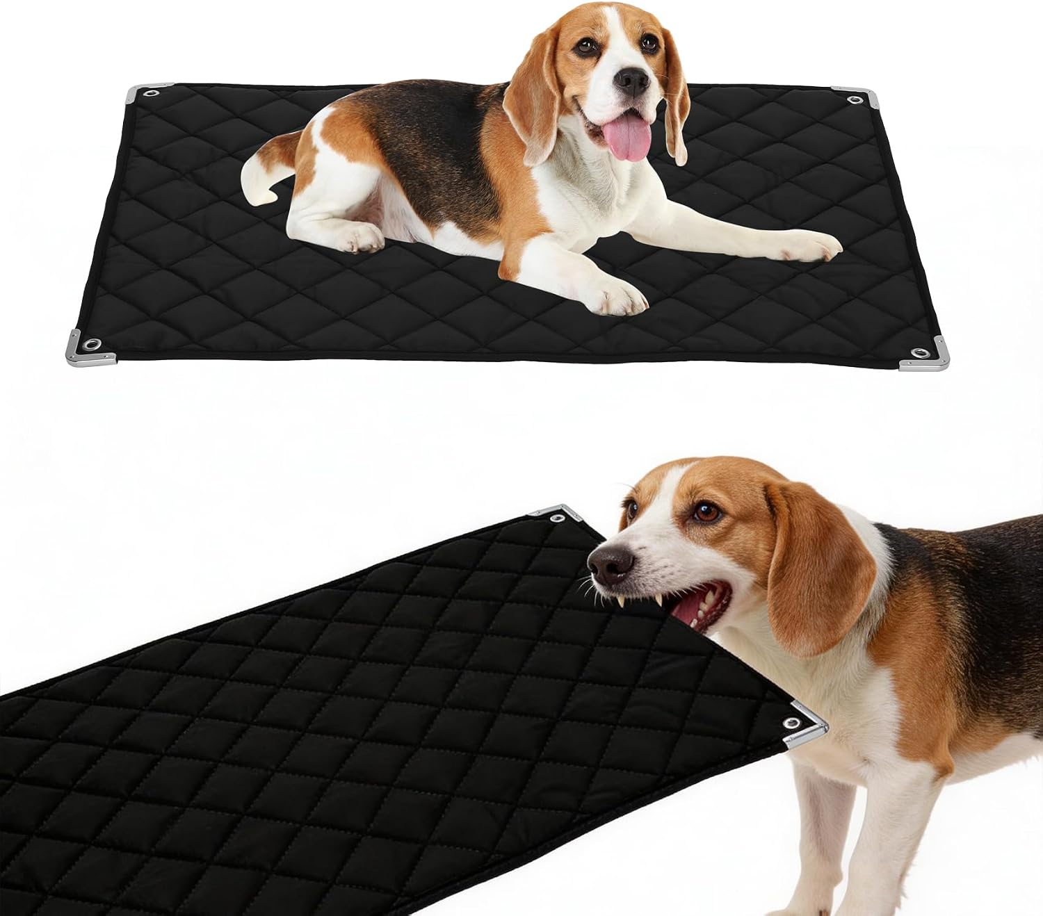 Brobear chew proof dog crate pad front view