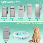 Zozeea thickened pet waste refill cartridge pack top view