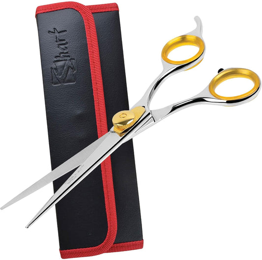Sharf Gold Touch straight pet grooming shear front view