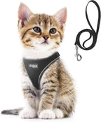 Fida Cat Harness and Leash Set for Walking Kitten and Puppy, Escape Proof Kitten Harness with Breathable Lightweight Soft Mesh, Adjustable Reflective Step-in Design. (XXXS, Pink) - Image 13