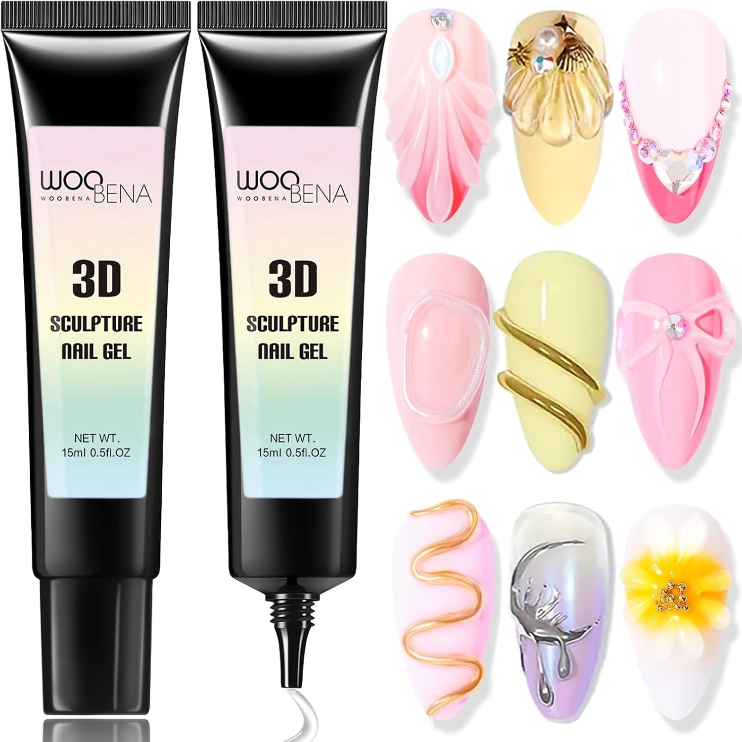 Makartt 3D sculpting gel nail art kit front view