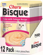 INABA Churu Bisque for Cats, Creamy Lickable Pure Side Dish with Vitamin E, 1.4 Ounces per Pouch, 12 Pouches, Tuna & Chicken Variety - Image 9