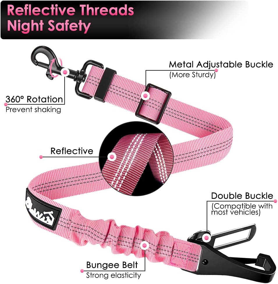 SlowTon seat belt showing elastic bungee buffer