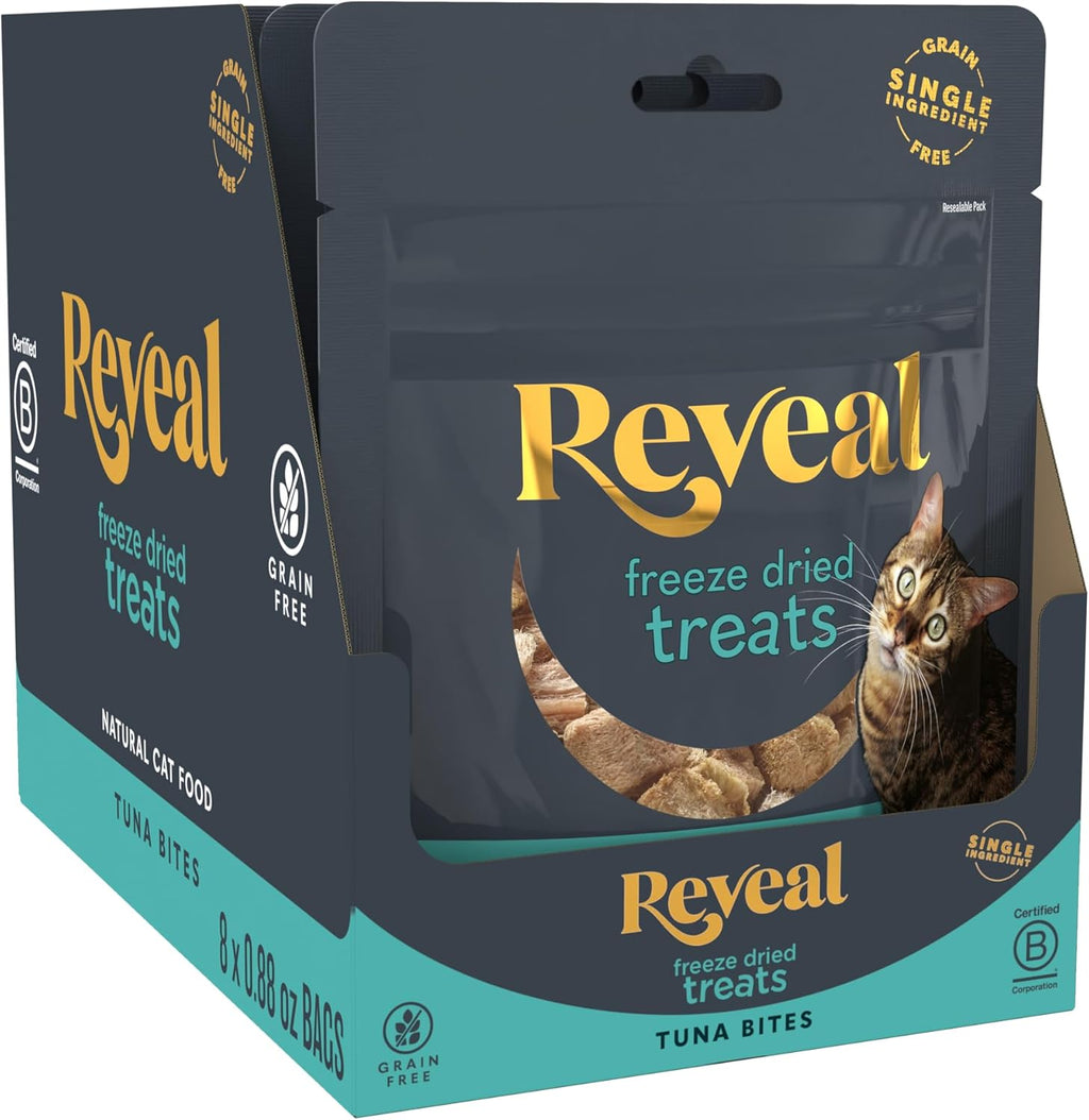 Healthy soft texture single ingredient feline treats close up view