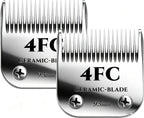 Full package presentation of the Audoc size 7FC ceramic pet hair clipper blade.