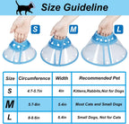 Adjustable veterinary E-collar for mini dogs and kittens