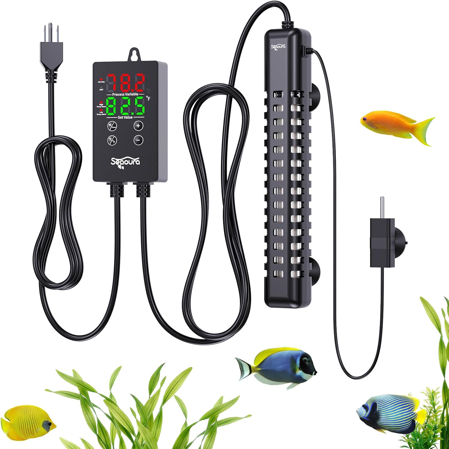 Seaoura aquarium heater packaged product set