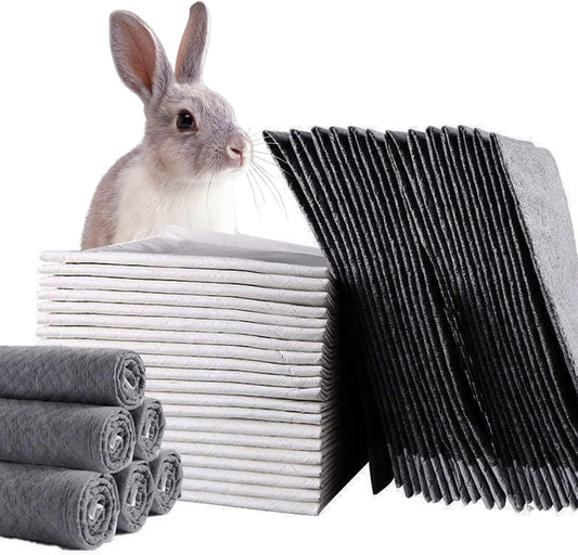 Pinvnby rabbit pee pads 40 count front view packaging
