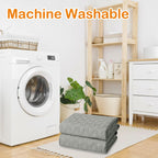 Hyha 30x70 inch pet blanket being machine washed for easy care