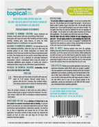 Sergeant's Guardian Pro squeeze on topical pest prevention back label info