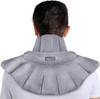 Revix microwavable heating pad for neck and shoulders light gray