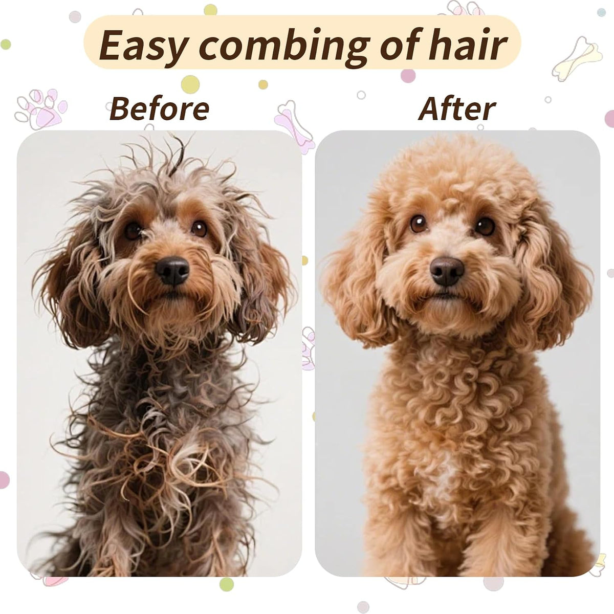 Authentic Jiexily imported pet deshedding brush packaging and product features