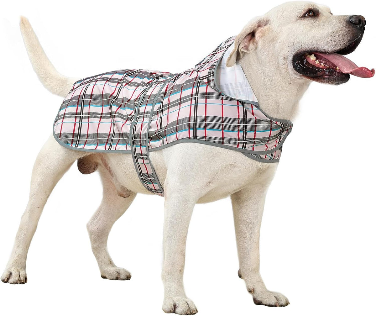 Foldable lightweight dog rain gear for outdoor walking comfort
