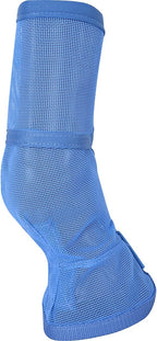 Anti-sagging mesh fly leg wraps for horses close up