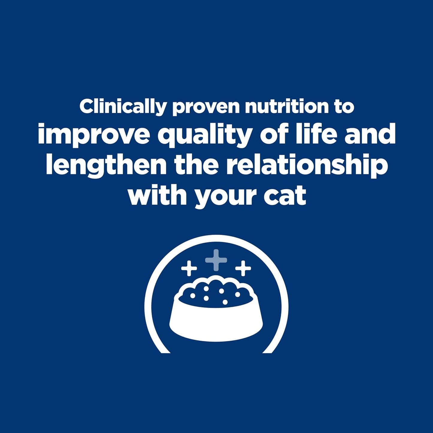 USA imported Hill's k/d cat food bag showing ingredients and nutritional benefits.