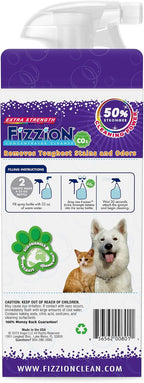 Fizzion pet stain cleaner kit for carpets and upholstery