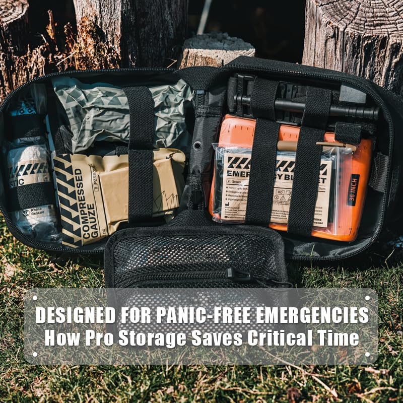 Rhino Rescue trauma kit being used for emergency preparedness training