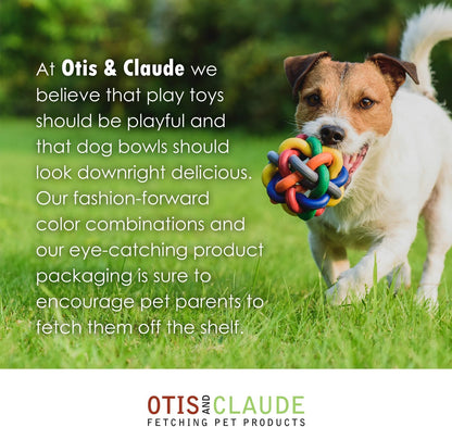 Otis and Claude imported silicone pet deshedding tool packaging